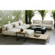 Geneve 39.25 X 39.25 inch Natural and Dark Grey Outdoor Coffee Table